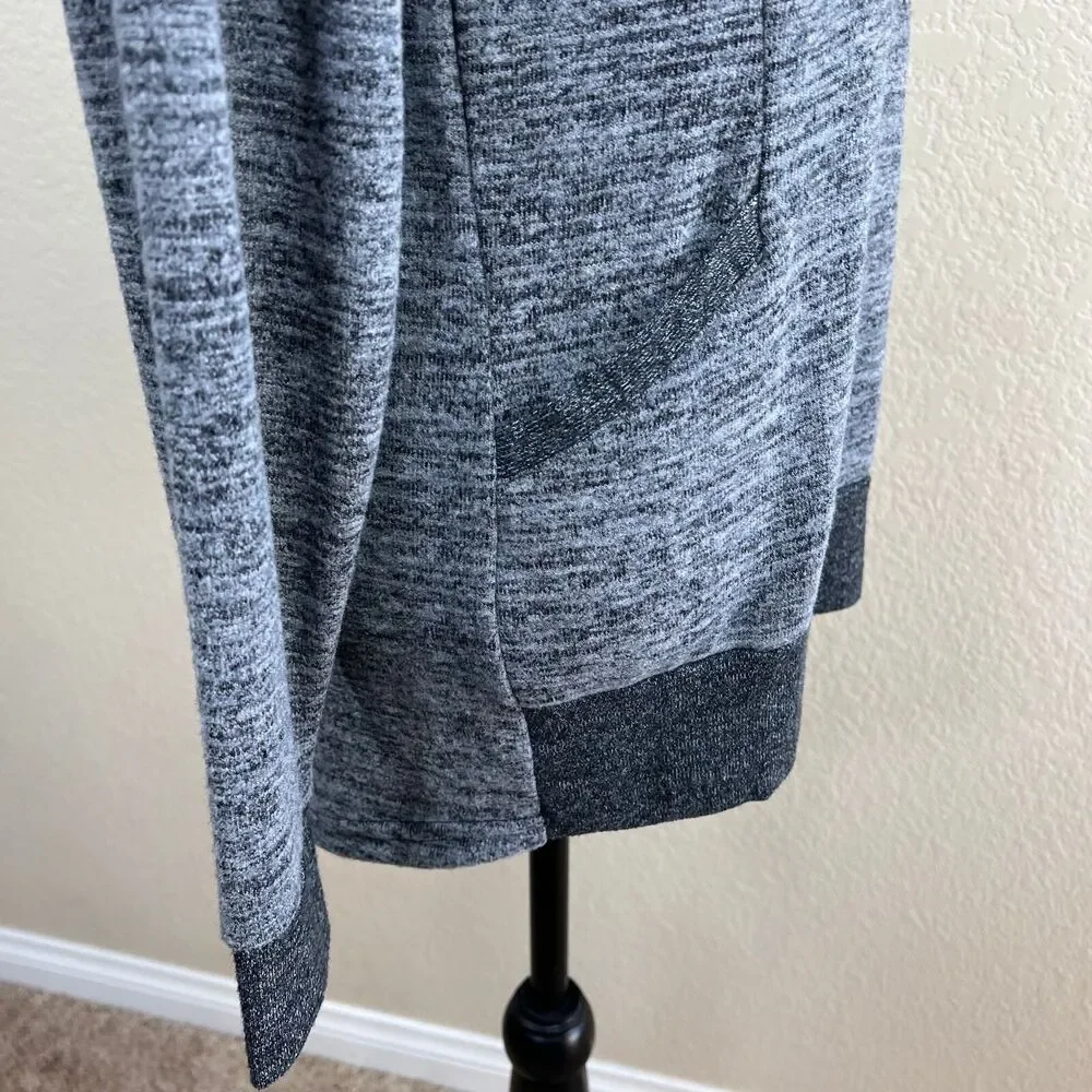 Haute Edition Ultra Soft Pullover Sweatshirt with Contrast Trim size M lagenlook